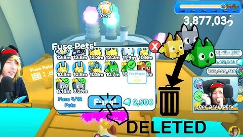 Kreek deletes Rare pog pet In pet simulator X…