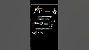 JEE LOGARITHMIC EQUATION #shorts #jee2023 #jeeadvanced