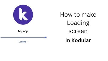 How to make a slider Loading screen in Kodular, in 5 minutes !!!