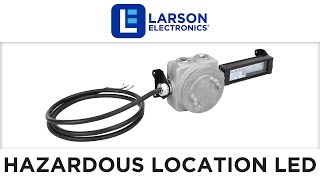 4 Watt LED Light Fixtures for Hazardous Location Illumination - 6" Low Voltage Light Fixture - C1D2