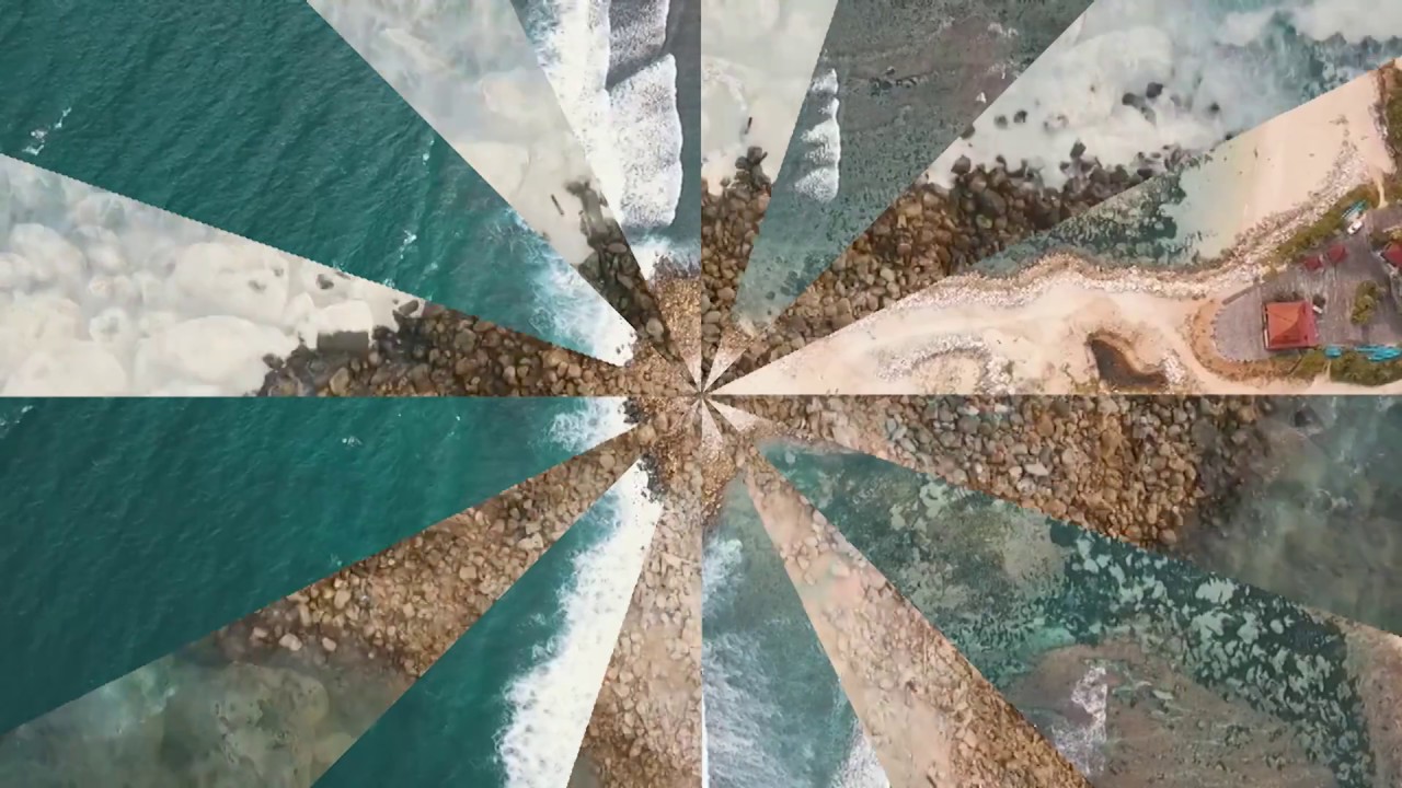 Melasti Beach Ungasan Bali With Drone 4k