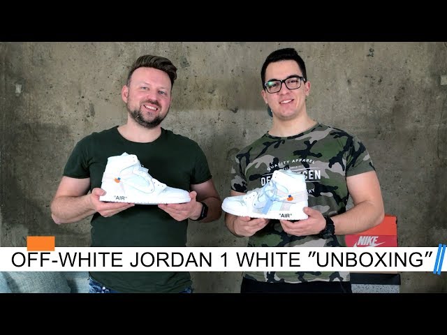 LOUIS VUITTON OFF–WHITE X NIKE AIR JORDAN 1S UNBOXING 