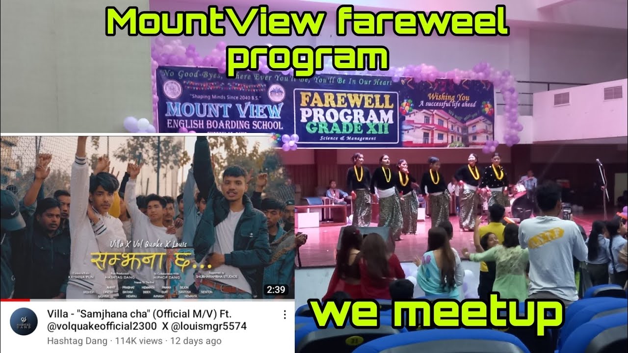 FAREWELL PROGRAM MOUNTVIEW || 100K SPECIAL