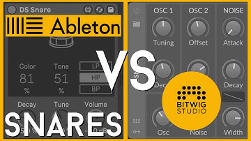 HOW TO MAKE Easy Powerful Snappy Snares in Ableton and Bitwig