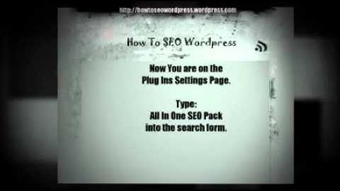 How To SEO Wordpress Guide Part 2 - Installing Wordpress SEO Plug Ins