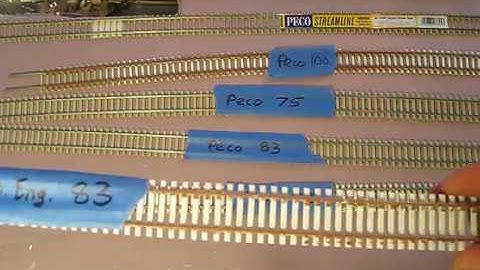 HO flex track survey - CONCRETE - Peco, Atlas, Micro Engineering