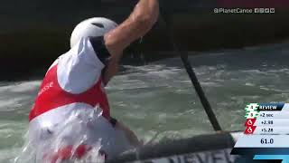 Boris Neveu Semi-Final / 2023 ICF Canoe-Kayak Slalom World Cup Augsburg Germany