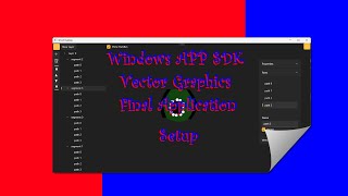 Windows App SDK with Vector Graphics, the Beginning, using MVVM  (Part1)