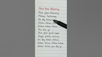 Thumbnail of this year (Blessings)-Victor #thisyearblessings #trending #song #lyrics #lyricsvideo #music #shorts