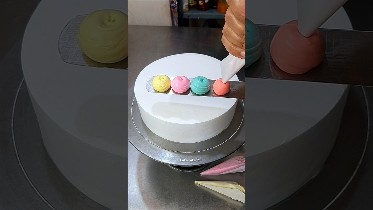 Rainbow Cake Design 🌈✨ 