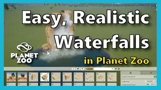 Planet Zoo Waterfall Tutorial | Easy, Realistic Waterfalls for Beginners