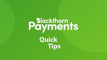 Blackthorn Payments Quick Tips - Spreedly Integration