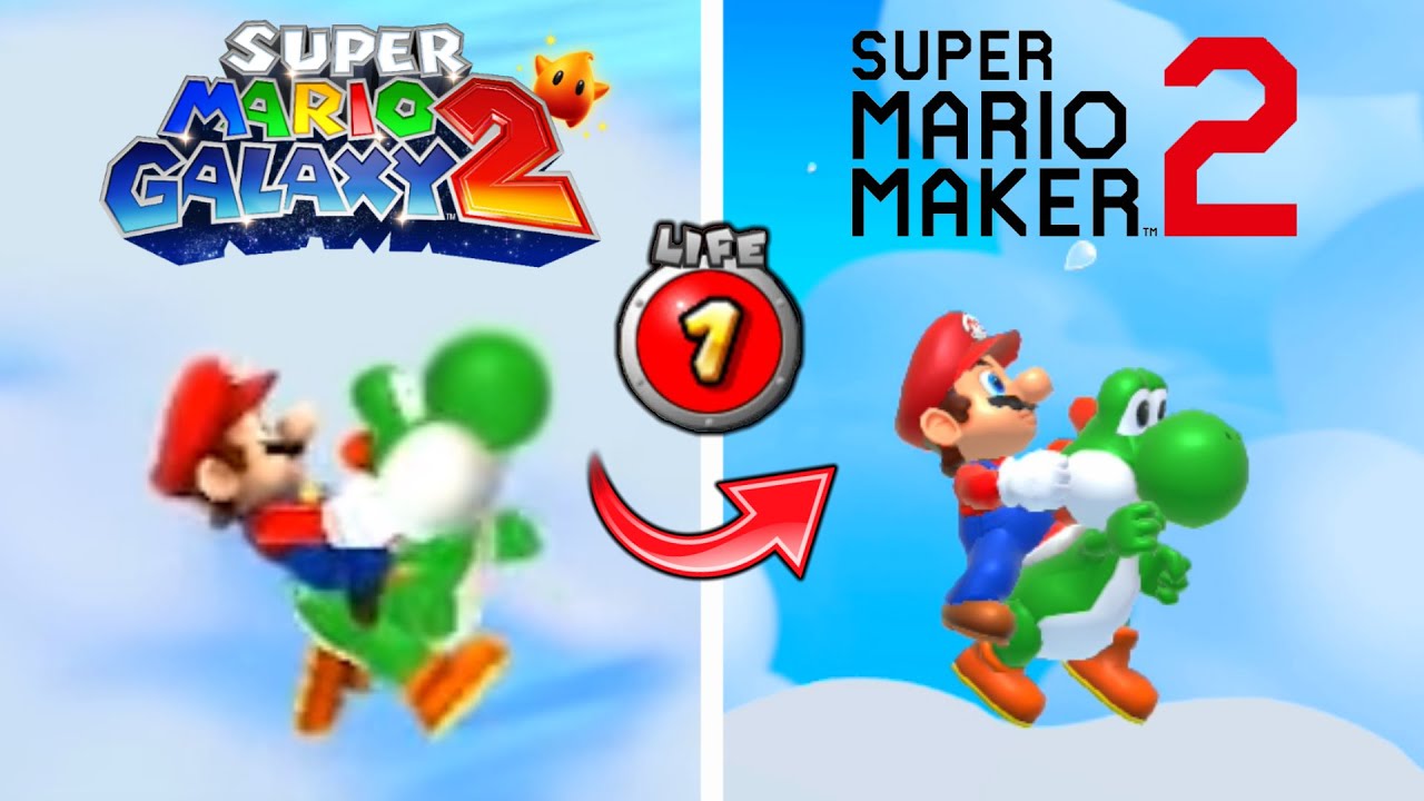 Super Mario Galaxy 2: The Perfect Run Recreated In Super Mario Maker 2 -  Youtube
