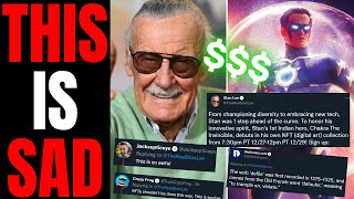 Stan Lee's Legacy DEFILED! | Marvel Fans OUTRAGED As Grifters Use Stan Lee's Twitter To Shill NFTs