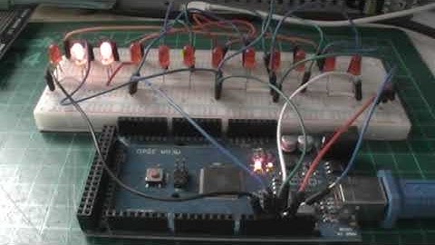 12 LED Knight Rider Larson Scanner Effect With Arduino