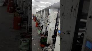 प्लास्टिक पैकेजिंग और प्रिंटिंग मशीन का काम | Industrial Printing Machine Working #shortvideo