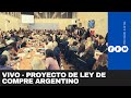 DIPUTADOS CONTINÚA TRABAJANDO EN LA LEY DE COMPRE ARGENTINO  - Telefe Noticias
