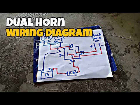 Dual Horn Wiring Diagram | wiring tips - YouTube