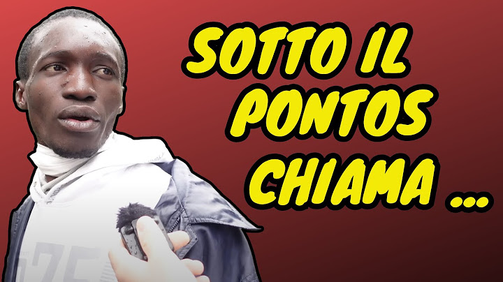 SOTTO IL PONTOS ... CHIAMA 📞