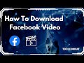 How to Download Facebook Video Without App.(Short Tutorial Video)