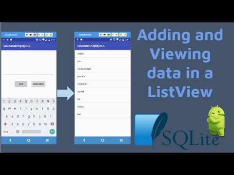 Save data into SQLite database [Beginner Android Studio Example]