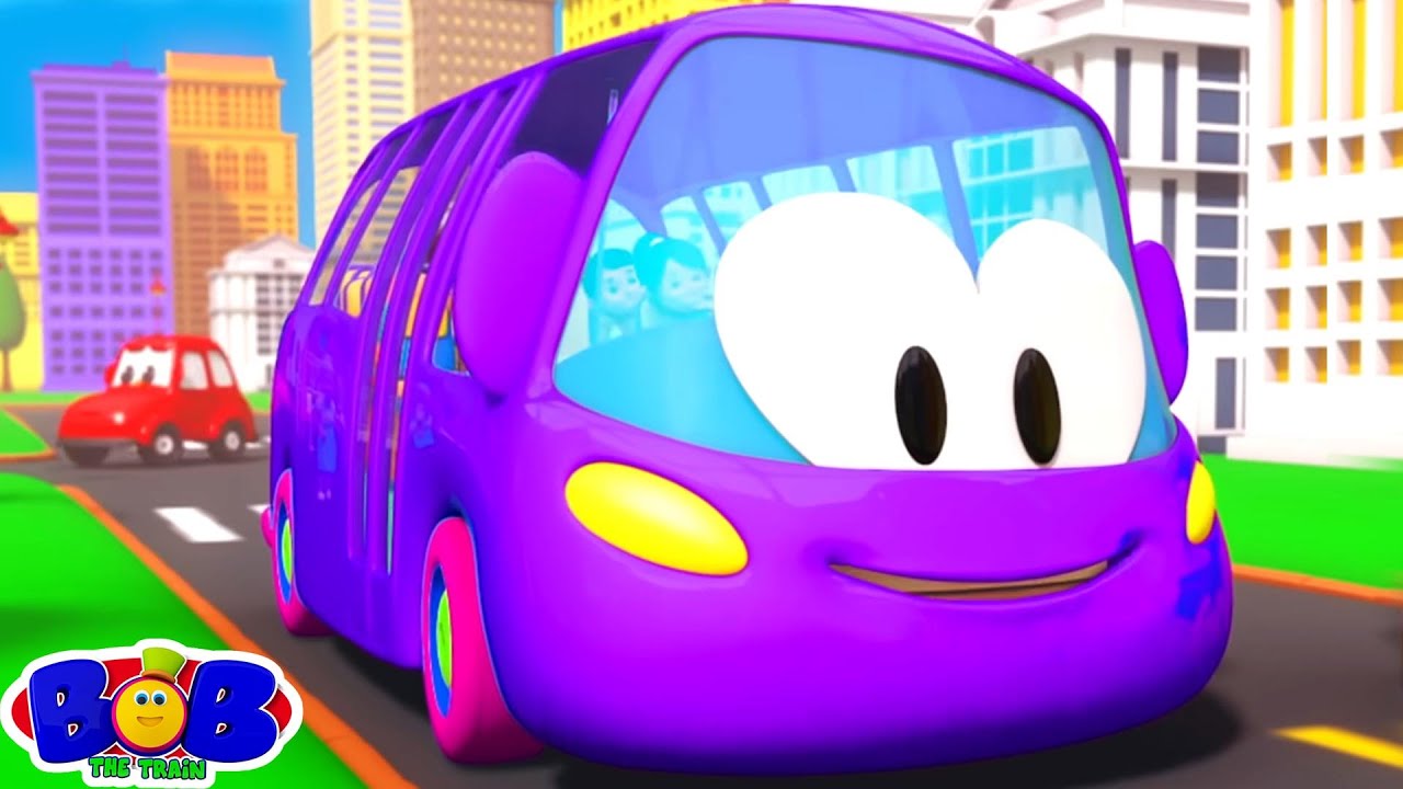 Wheels On The Bus Nursery Rhymes for Kids by Bob The Train - YouTube