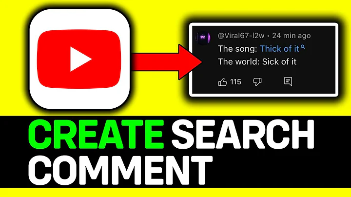 How To Create A Search Comment On YouTube | Make Search Comment On YouTube