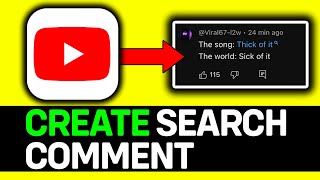 How To Create A Search Comment On YouTube | Make Search Comment On YouTube
