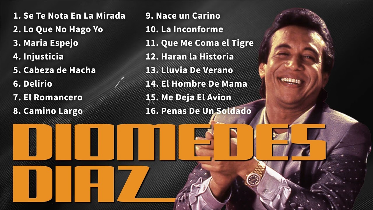 Diomedes Díaz 📀 Viejitas Pero Bonitas   Clásicos Vallenatos Que Llegan Al Alma