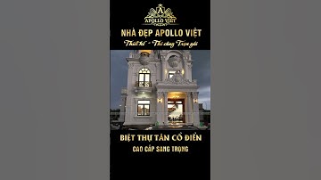 HOT TREND|| Biệt Thự Tân Cổ Điển 2 Tầng 1 Tum #bietthutancodien #thietkebietthutancodien #bietthudep