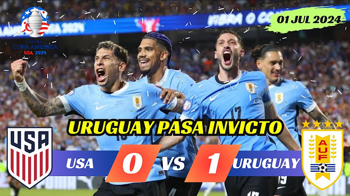 USA VS URUGUAY 0 - 1 || HIGHLIGHTS || RESUMEN Y GOLES || COPA AMERICA 2024 || GRUPO C