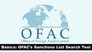 OFAC Basics: Sanctions List Search