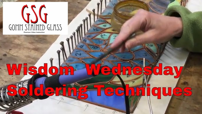 Stained Glass Soldering Techniques - Smooth Soldering