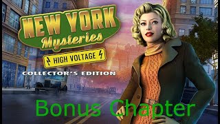 New York Mysteries 2: High Voltage Bonus Chapter - Full Walkthrough - LexiePocketGames