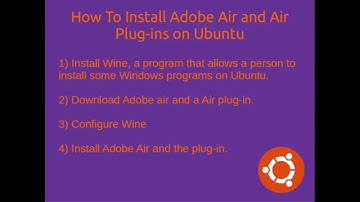 install adobe air and air plug-ins on ubuntu