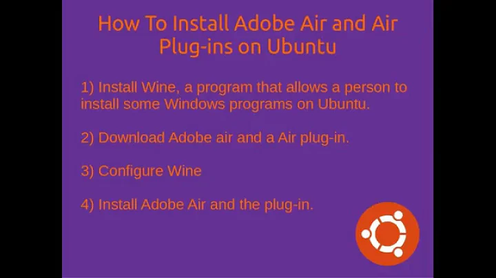 install adobe air and air plug-ins on ubuntu