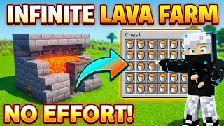 Minecraft 1.21 Instant Lava Farm 🔥 Easy Unlimited Lava (Bedrock Guide)