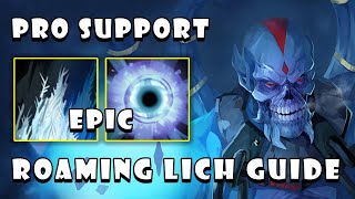 This is the best guide for those who play support and roaming like
lich with amazing defending play. he immortal rank 956 in match. hope
you learn an...