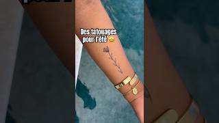 Ça dure 1 à 2 semaines 🤩 et c’est waterproof 💦 ! #tatouage