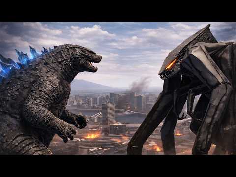 Godzilla 2014 Vs Female Muto Epic Cinematic Battle Roblox 