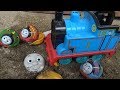 Thomas and Friends Playing sand ★トーマスとなかまたち砂遊び★