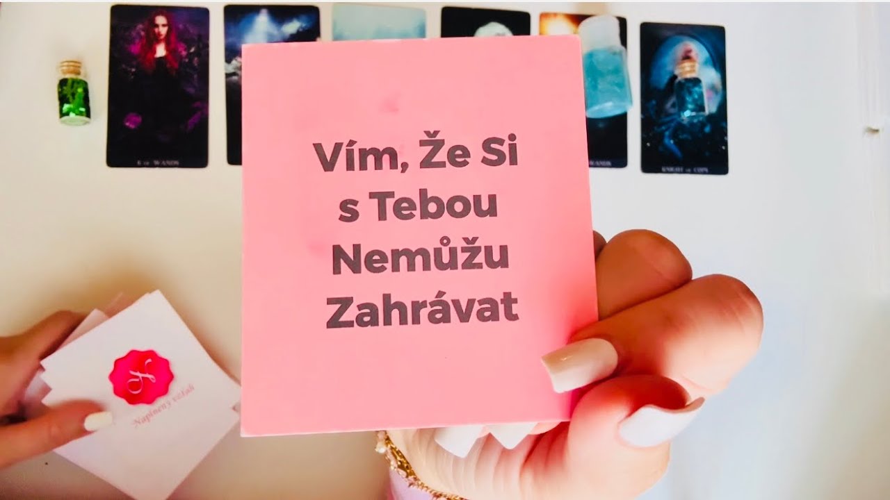 Toto Ti Chcem Povedať💌…Čo Mal Na Srdci Človek, Na Ktorého Myslíš? + odkazy l Výklad Kariet