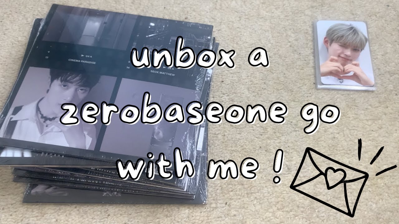 💌 unboxing ot9 zb1 cinema paradise digipacks for my group order !