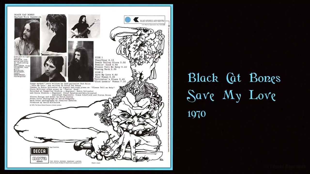 Black Cat Bones - Save My Love (1970) (Pre-Free) - YouTube