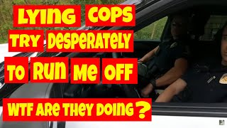🔵Lying cops try desperately to run me off. WTF are they trying to do? 1st amendment audit fail🔴