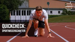 Sportwissenschaften studieren – So ist es wirklich! | QuickCheck