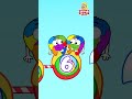 Counting Numbers 1-10 with Brush Your Teeth | Learn To Count | Kids Songs #shorts