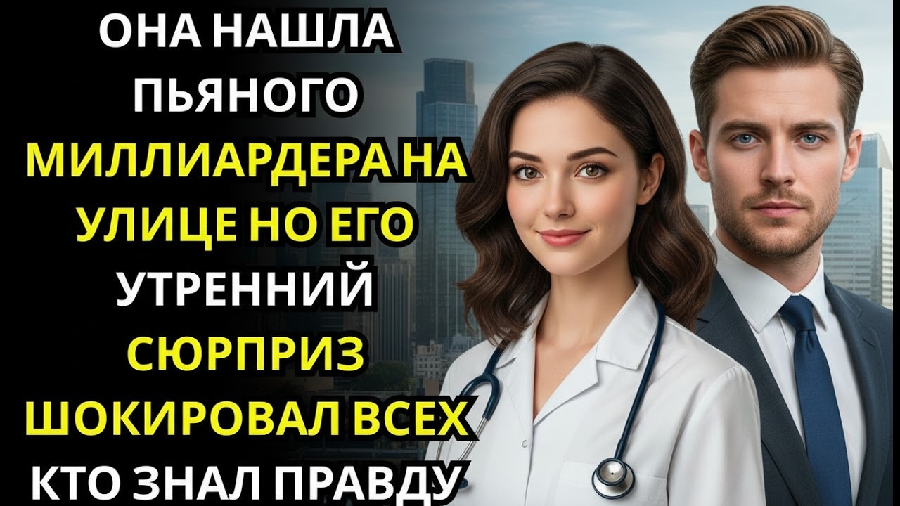 Она подобрала пьяного миллиардера на улице, но его поступок всех шокировал!