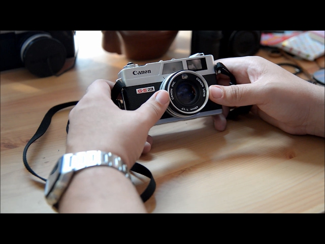 フィルムカメラ Canon cabinet QL17 CANON LENS Canon Canonet QL17 G-III Film Camera w/40mm f1.7 Lens and Lens Cap