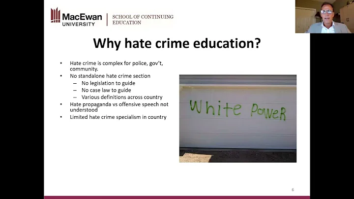 Understanding Hate Crimes in Canada Webinar